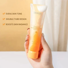 Dr Rashel-Vitamin C Brightening & Anti-Aging Double-Tube Face Wash-Drl-2030