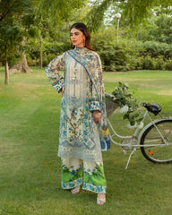 Gul Bahar By Inara Stitched 3 Piece Summer Suit-PEONY DR-04