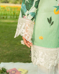 Gul Bahar By Inara Stitched 3 Piece Summer Suit-TROPICAL GARGEN DR-05