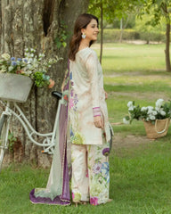 Gul Bahar By Inara Stitched 3 Piece Summer Suit-FREESIA DR-09