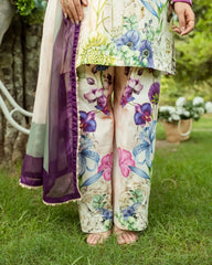 Gul Bahar By Inara Stitched 3 Piece Summer Suit-FREESIA DR-09