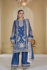 Aayra Stitched 3 Piece Luxury Formals Suit-FF001FP1-RYL