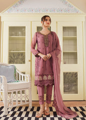 Anmol By Al Harir Stitched 3 Piece Formals Suit-AH011-Anmol-Lilac