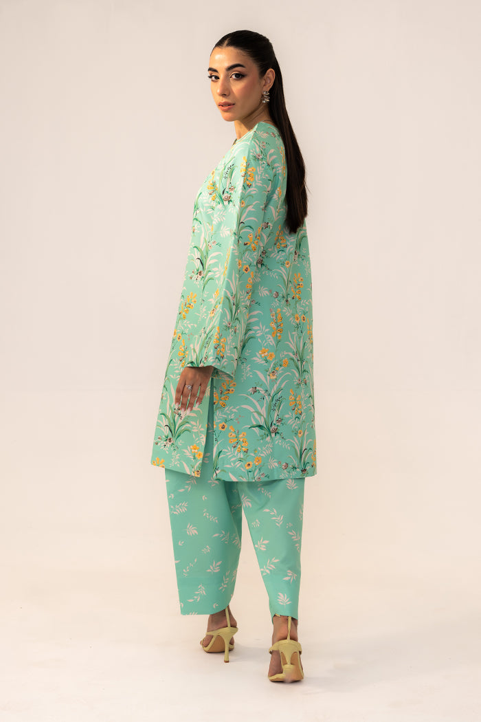 Fleur Co Ords By Sheenora Stitched 2 Piece Lawn Silk Collection'2025-Meadow