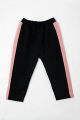 Little Bundles Stitched Kids Suit-Blush Hoodie Set