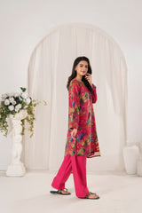 Feathers Unstitched 3 Piece Digital Printed Lawn Summer Suit-MIRVYN-FT701