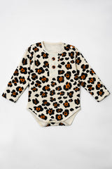 Little Bundles Stitched Kids Suit-Cheeta Romper Set