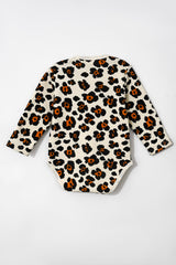 Little Bundles Stitched Kids Suit-Cheeta Romper Set