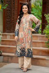 Tng By Md Stitched Baag Collection-Rukhsaar | 2 Piece | Printed | Beige