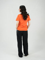 Mercato Round Neck Orange Shirt