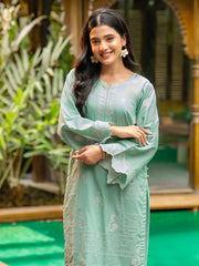 Tng By Md Stitched Collection-Baharaan (Aquamarin)