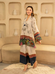 TNG By MD Phool | Pure Lawn | 2 Piece | Beige