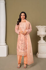 Midway Arts Stitched 3 Piece Formals Collection'2026-embroidered-chiffon-gharara-suit-3-pcs-1