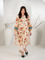 Tng By Md Stitched 3 Piece-Gul Bahar | 3 Piece | Printed | Peach