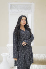 Black And White By Tehzeeb Threads Ethnic Contrast 2-Piece Printed Cotton