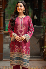 Tng By Md Stitched Baag Collection-Zareen | 2 Piece |Printed | Maroon