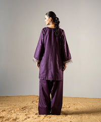 Zarqash By Kross Kulture Stitched 2PC - Raw Silk Suit Collection'2025-0001860-XSM-PLM