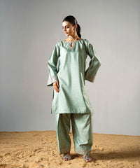 Zarqash By Kross Kulture Stitched 2PC - Raw Silk Suit Collection'2025-0001776-XSM-MGR