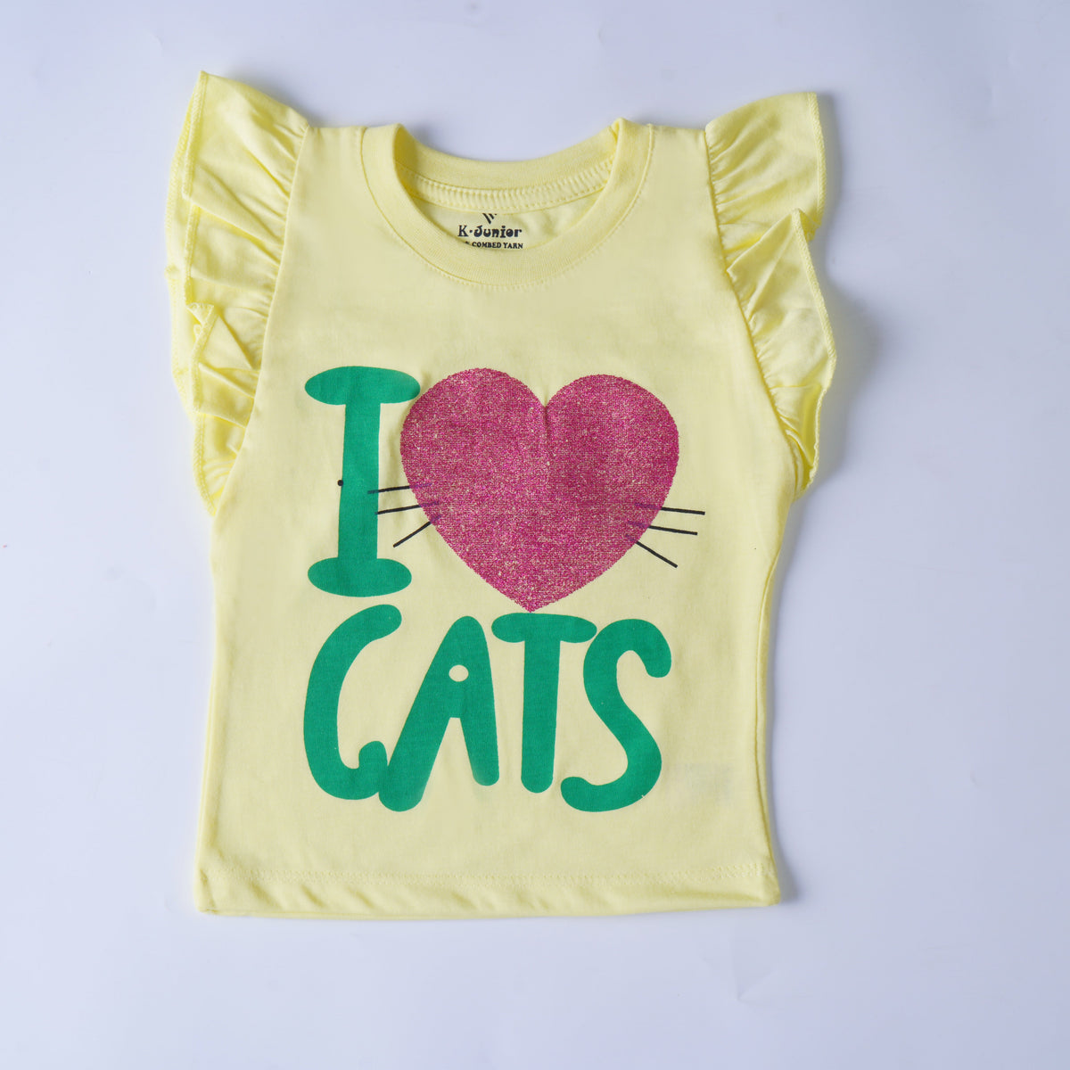 Kjunction Girls T-shirt (I-Love-Cats)