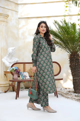Arha Eman Stitched Winter Suit-Botanica â€“ 2 Piece Coord