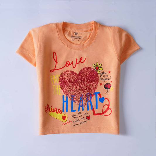 Kjunction Girls T-shirt (Love Heart)