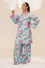 Fleur Co Ords By Sheenora Stitched 2 Piece Lawn Silk Collection'2025-HAZEL