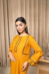 Zoya Zafar Stitched 2 Piece Cotton Collection'2025-Amber Elegance