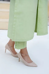 Arha Eman Stitched Winter Suit-Sage Edit â€“ 2 Piece Silk Coord