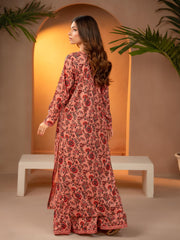 Tng By Md Stitched Collection-Sargoshi | Gharara | Pink