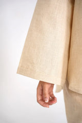 Arha Eman Stitched Winter Suit-Ivory Ease â€“ 2 Piece Coord Ready To Wear