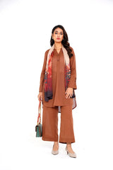 Arha Eman Stitched Winter Suit-Mocha Muse â€“ 2 Piece Coord Ready To Wear