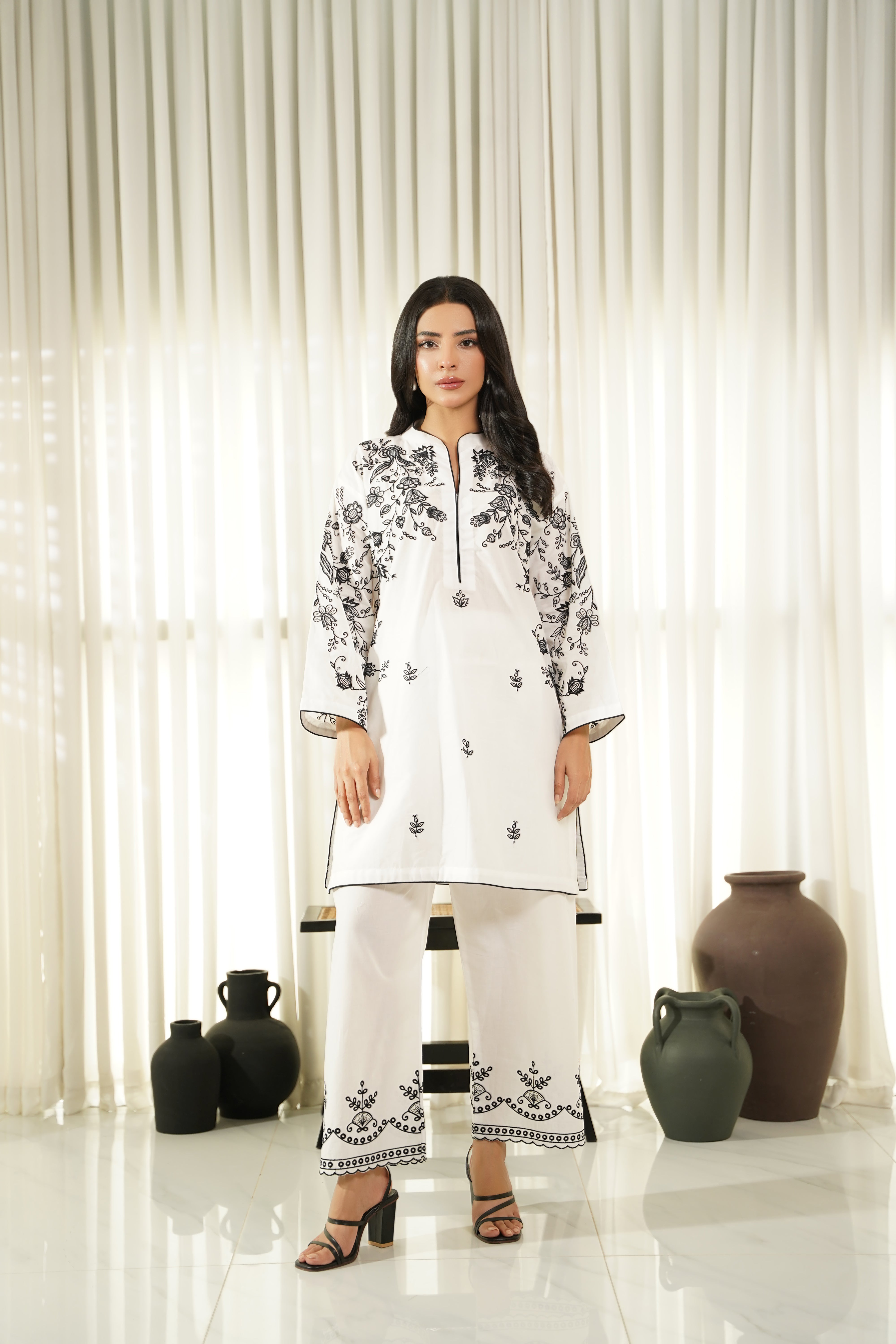 Dhaga Stitched 2 Piece Cotton Summer Collection'2025-Lumi