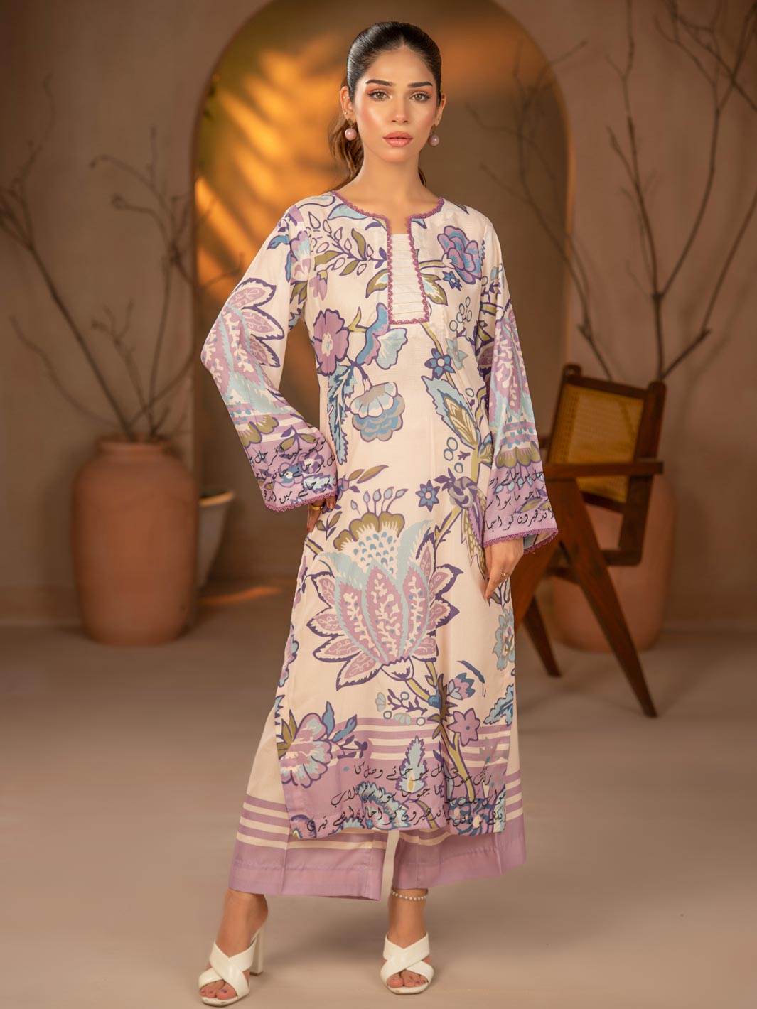 Tng By Md Stitched Collection-Khumaar | 2 Piece | Printed