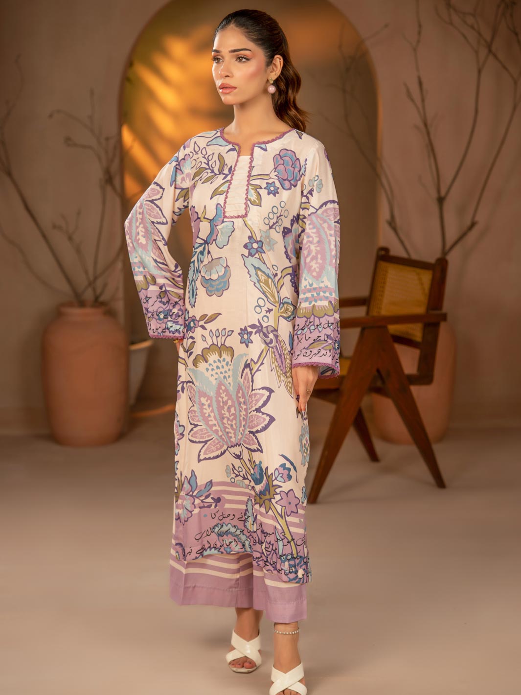 Tng By Md Stitched Collection-Khumaar | 2 Piece | Printed