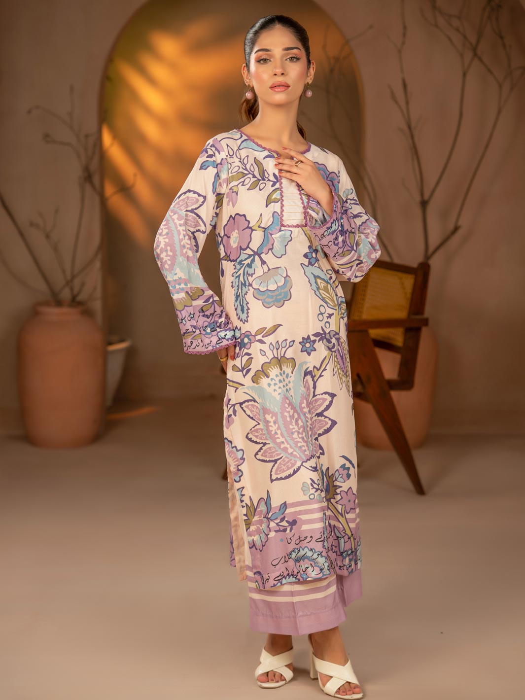 Tng By Md Stitched Collection-Khumaar | 2 Piece | Printed