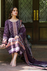 Meerak 3 Piece Emb Khaddar Suit-Eden