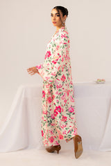 Fleur Co Ords By Sheenora Stitched 2 Piece Lawn Silk Collection'2025-CRIMSON