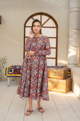Saqafat By Abeera Exclusive Stitched Poly Lawn Suit-SQ-02