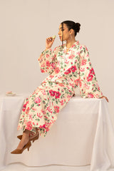 Fleur Co Ords By Sheenora Stitched 2 Piece Lawn Silk Collection'2025-CRIMSON
