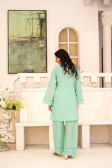Sada Bahar By Abeera Stitched 2 Piece Emb Premium Cotton Suit-SB-01