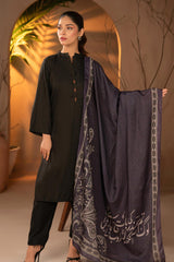 Tng By MD Shawl Collection-Gehrai (Black)
