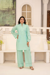 Sada Bahar By Abeera Stitched 2 Piece Emb Premium Cotton Suit-SB-01