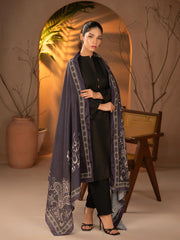 Tng By MD Shawl Collection-Gehrai (Black)