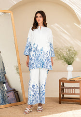 Amal Stitched 2 Piece Summer Cambric Collection-Ocean Breeze