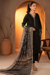 Tng By Md Odhni Collection-Taj Mahal odhni (Black)