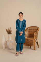 Khayat Stitched Co Ords Cambric Winter Kids Collection'2025-Cerina - WInter