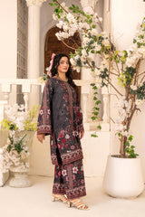 Zar E Gul By Abeera Stitched 2 Piece Poly Lawn Suit-ZG-05