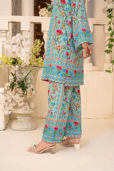Zar E Gul By Abeera Stitched 2 Piece Poly Lawn Collection'2025-ZG-06