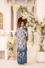 Zar E Gul By Abeera Stitched 2 Piece Poly Lawn Suit-ZG-07