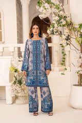 Zar E Gul By Abeera Stitched 2 Piece Poly Lawn Suit-ZG-07
